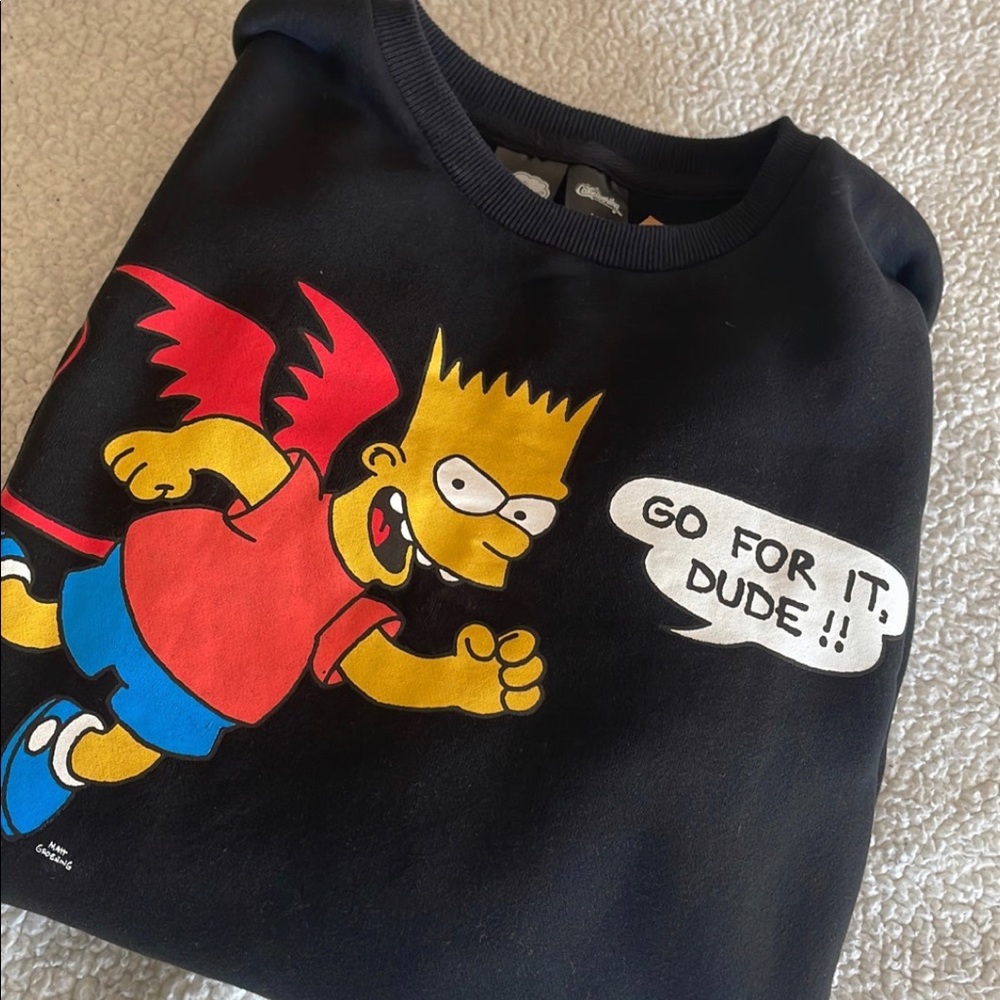 Cakeworthy The Simpsons Bart Devil crewneck Sweatshirt